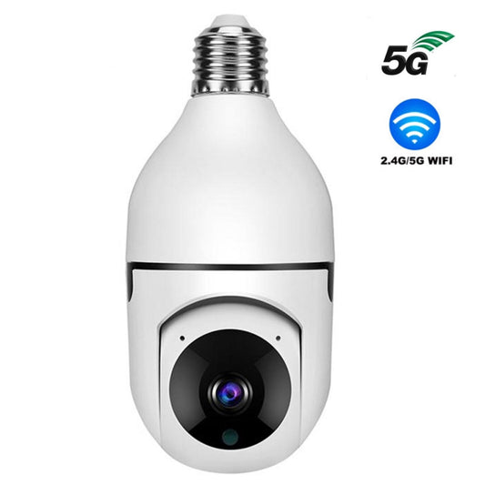 Caméra de Surveillance PTZ 1080P WiFi E27 | Vision 360° + Détection de Mouvement